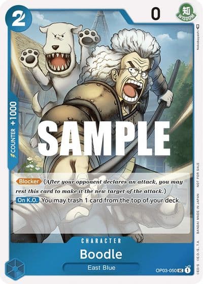Boodle Dash Pack Kingdoms of Intrigue One Piece card