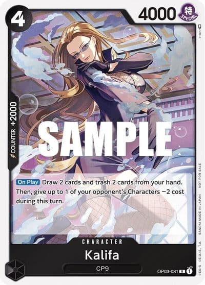 Kalifa Dash Pack Kingdoms of Intrigue One Piece card