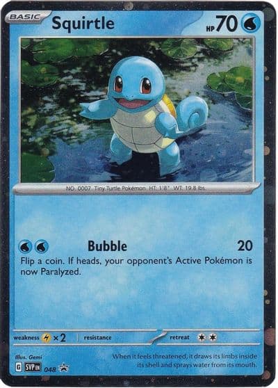Squirtle - 048 (Cosmos Holo) SV: Scarlet & Violet Promo Cards Pokemon card