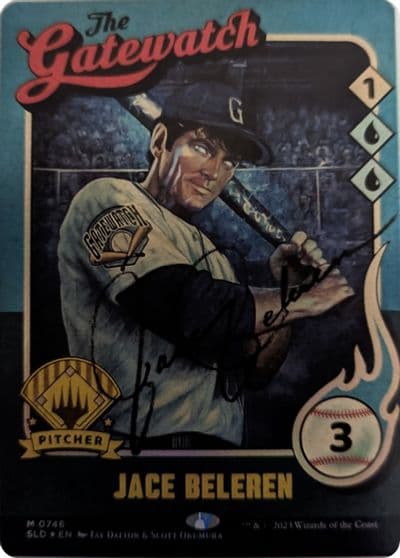 Jace Beleren 746 Autographed Secret Lair Drop Series Magic card