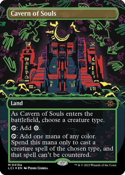 Cavern of Souls 0410a Borderless The Lost Caverns of Ixalan Magic card