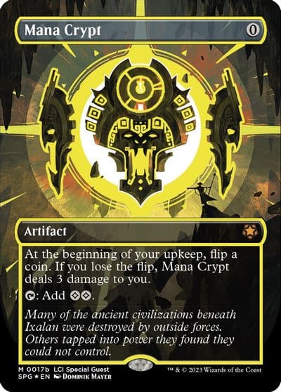 Mana Crypt 0017b Borderless Special Guests Magic card