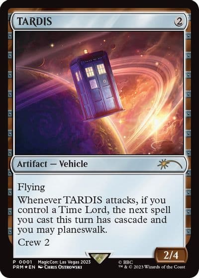 TARDIS MagicCon Las Vegas 2023 Unique and Miscellaneous Promos Magic card