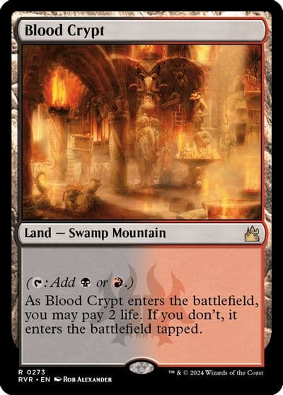 Blood Crypt Ravnica Remastered Magic card