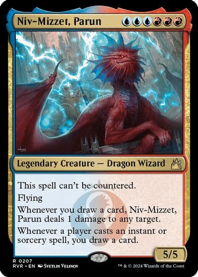 Niv Mizzet Parun Ravnica Remastered Magic card