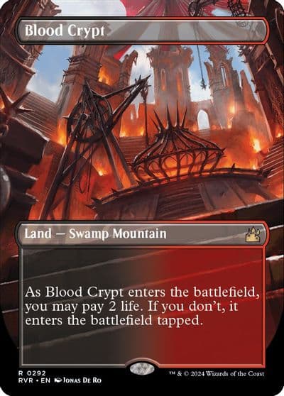 Blood Crypt Borderless Ravnica Remastered Magic card