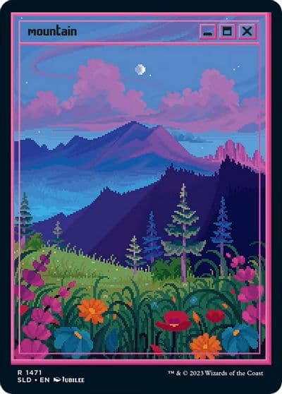 Mountain 1471 Secret Lair Drop Series Magic card