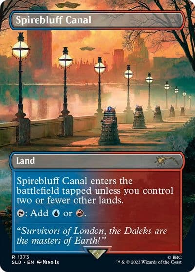 Spirebluff Canal Secret Lair Drop Series Magic card