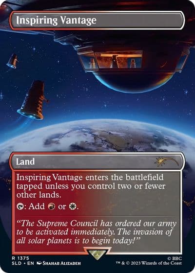 Inspiring Vantage 1375 Secret Lair Drop Series Magic card