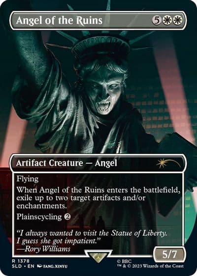 Angel of the Ruins 1378 Secret Lair Drop Series Magic card