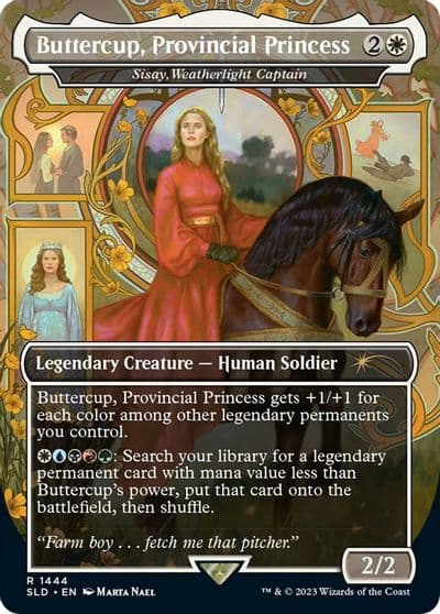 Buttercup Provincial Princess Sisay Weatherlight Captain Secret Lair Drop Series Magic card