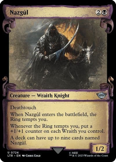 Nazgul 0724 Showcase Scrolls Universes Beyond: The Lord of the Rings: Tales of Middle-earth Magic card