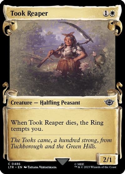 Took Reaper Showcase Scrolls Universes Beyond: The Lord of the Rings: Tales of Middle-earth Magic card