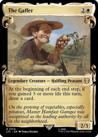 The Gaffer Showcase Scrolls Commander: The Lord of the Rings: Tales of Middle-earth Magic card