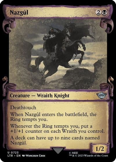 Nazgul 0723 Showcase Scrolls Universes Beyond: The Lord of the Rings: Tales of Middle-earth Magic card