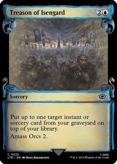 Treason of Isengard Showcase Scrolls Universes Beyond: The Lord of the Rings: Tales of Middle-earth Magic card