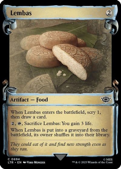 Lembas Showcase Scrolls Universes Beyond: The Lord of the Rings: Tales of Middle-earth Magic card