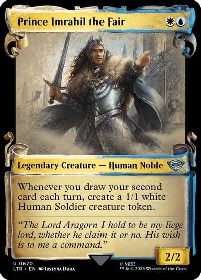 Prince Imrahil the Fair Showcase Scrolls Universes Beyond: The Lord of the Rings: Tales of Middle-earth Magic card