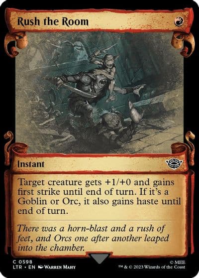 Rush the Room Showcase Scrolls Universes Beyond: The Lord of the Rings: Tales of Middle-earth Magic card