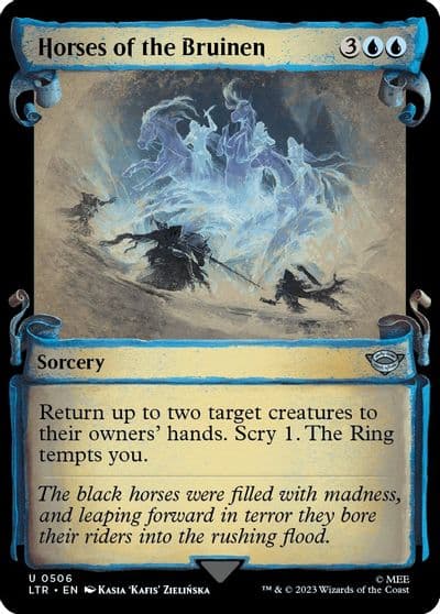 Horses of the Bruinen Showcase Scrolls Universes Beyond: The Lord of the Rings: Tales of Middle-earth Magic card