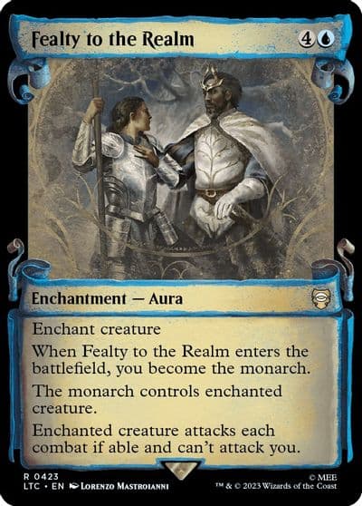 Fealty to the Realm Showcase Scrolls Commander: The Lord of the Rings: Tales of Middle-earth Magic card