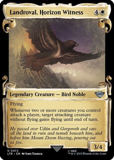 Landroval Horizon Witness Showcase Scrolls Universes Beyond: The Lord of the Rings: Tales of Middle-earth Magic card