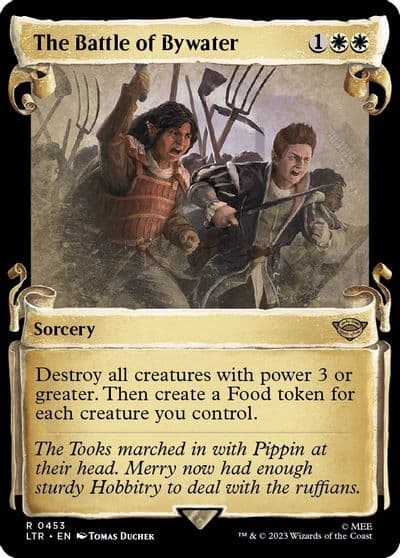The Battle of Bywater Showcase Scrolls Universes Beyond: The Lord of the Rings: Tales of Middle-earth Magic card