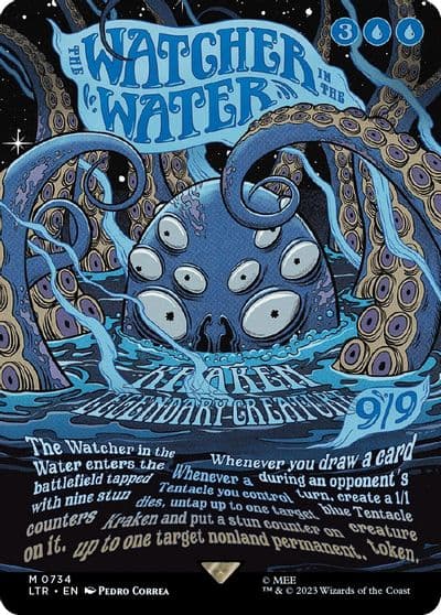 The Watcher in the Water Borderless Poster Universes Beyond: The Lord of the Rings: Tales of Middle-earth Magic card