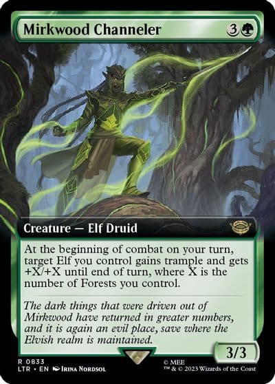 Mirkwood Channeler Extended Art Universes Beyond: The Lord of the Rings: Tales of Middle-earth Magic card
