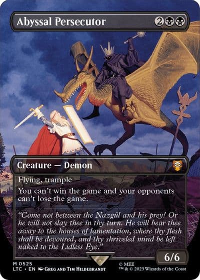 Abyssal Persecutor Borderless Commander: The Lord of the Rings: Tales of Middle-earth Magic card