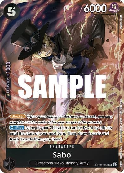 Sabo Sealed Battle 2023 Vol 1 One Piece Promotion Cards One Piece card