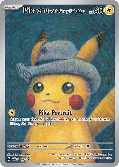 Pikachu with Grey Felt Hat SV: Scarlet & Violet Promo Cards Pokemon card
