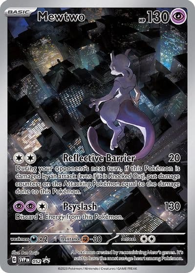 Mewtwo - 052 SV: Scarlet & Violet Promo Cards Pokemon card