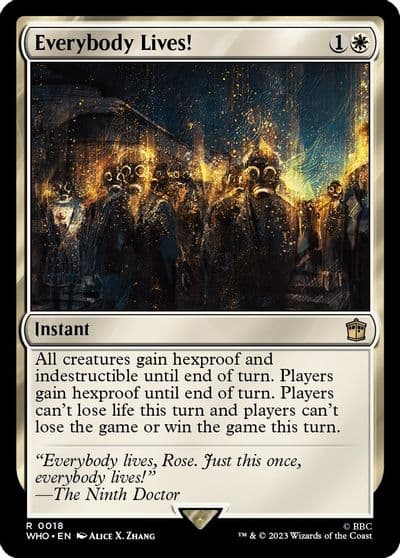 Everybody Lives Universes Beyond: Doctor Who Magic card