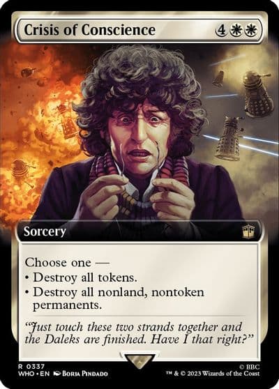 Crisis of Conscience Extended Art Universes Beyond: Doctor Who Magic card