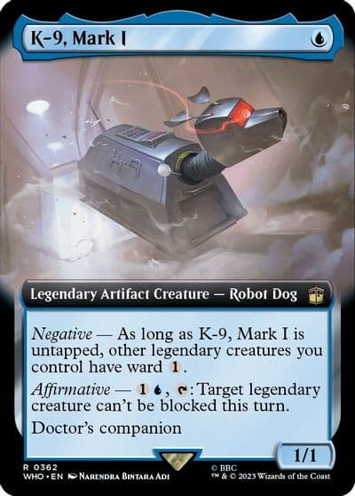 K 9 Mark I Extended Art Universes Beyond: Doctor Who Magic card