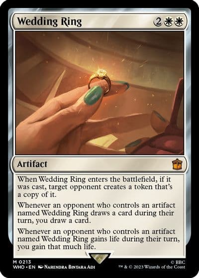 Wedding Ring Universes Beyond: Doctor Who Magic card