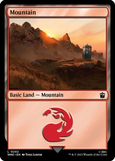 Mountain 0202 Universes Beyond: Doctor Who Magic card