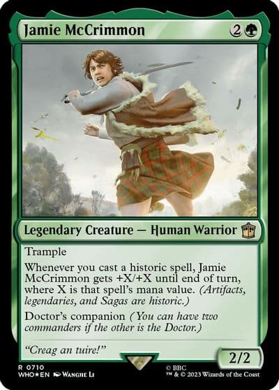 Jamie McCrimmon Surge Foil Universes Beyond: Doctor Who Magic card