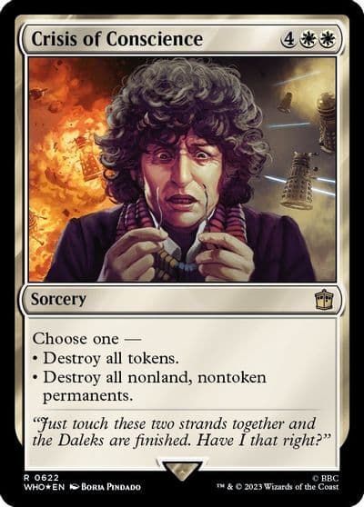 Crisis of Conscience Surge Foil Universes Beyond: Doctor Who Magic card