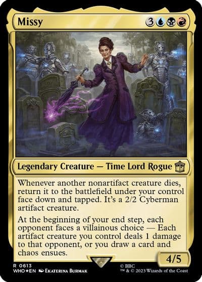 Missy Surge Foil Universes Beyond: Doctor Who Magic card