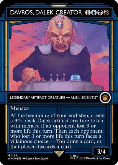Davros Dalek Creator Showcase Surge Foil Universes Beyond: Doctor Who Magic card