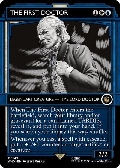 The First Doctor Showcase Surge Foil Universes Beyond: Doctor Who Magic card