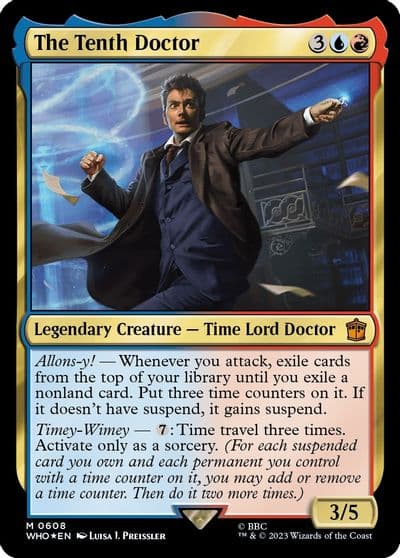 The Tenth Doctor Surge Foil Universes Beyond: Doctor Who Magic card
