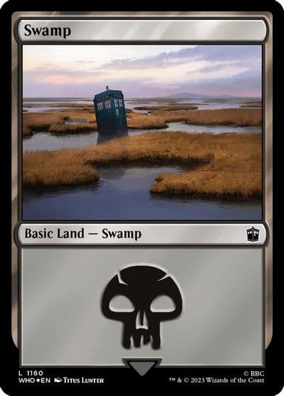 Swamp 1160 Surge Foil Universes Beyond: Doctor Who Magic card