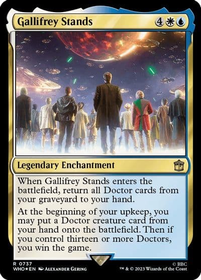 Gallifrey Stands Surge Foil Universes Beyond: Doctor Who Magic card