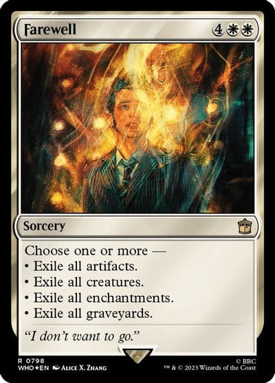 Farewell Surge Foil Universes Beyond: Doctor Who Magic card
