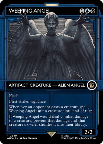 Weeping Angel Showcase Universes Beyond: Doctor Who Magic card