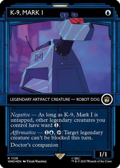 K 9 Mark I Showcase Surge Foil Universes Beyond: Doctor Who Magic card
