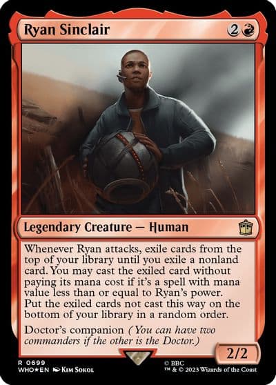 Ryan Sinclair Surge Foil Universes Beyond: Doctor Who Magic card